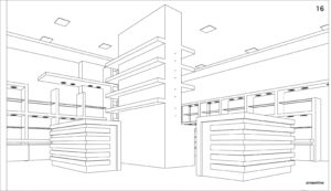 UpStudioarchitettura Up Studio Viareggio Toscana Camaiore Pietrasanta Versilia architetto Massimo Ceragioli architettura design interior designer progettazione progettazione d&#039;interni studi di architettura ristrutturazione Giovanna Simonelli Nicola Ramacciotti Negozio Corner Alessi Giordano Via Battisti Viareggio disegno mobili arredamento design
