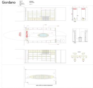 UpStudioarchitettura Up Studio Viareggio Toscana Camaiore Pietrasanta Versilia architetto Massimo Ceragioli architettura design interior designer progettazione progettazione d&#039;interni studi di architettura ristrutturazione Giovanna Simonelli Nicola Ramacciotti Negozio Corner Alessi Giordano Via Battisti Viareggio disegno mobili arredamento design